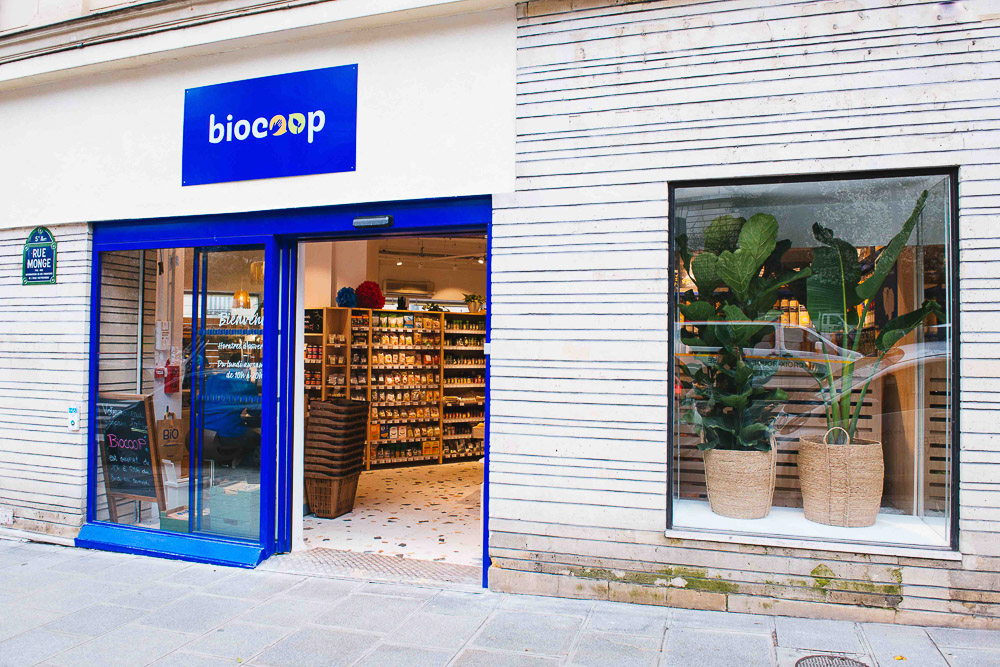 végétalisation magasin Biocoop