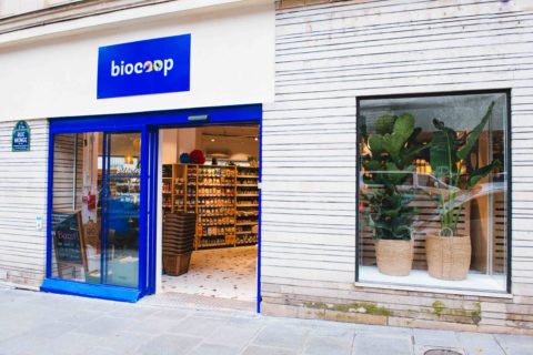 Végétalisation magasin - Biocoop Monge